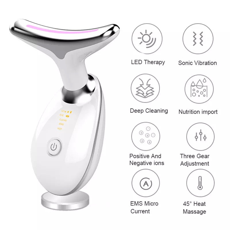LED Beauty Device for Neck and Face